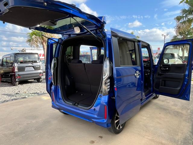 N-BOXカスタム G・Lホンダセンシング 純正8インチナビ 禁煙車 電動スライドドア フルセグTV バックカメラ ドライブレコーダー前後 ETC 衝突軽減装置 障害物センサー 純正アルミホイール LED(48枚目)