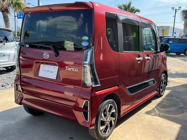 タント カスタムXスタイルセレクション 純正ナビ 後席モニター 禁煙車 両側電動スライドドア フルセグTV バックカメラ ETC シートヒーター ドライブレコーダー 衝突軽減装置 Bluetooth 障害物センサー 純正AW LED(5枚目)