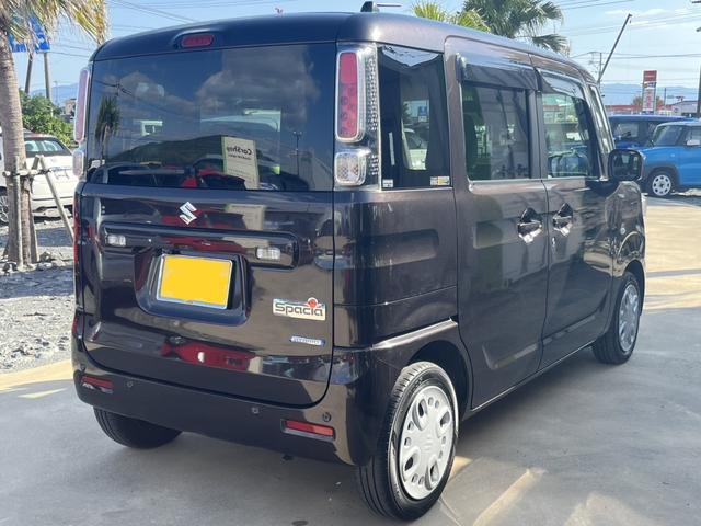 スペーシア ハイブリッドＸ　両側電動スライドドア　禁煙車　ディスプレイオーディオ　バックカメラ　ＡｐｐｌｅＣａｒＰｌａｙ　ＡｎｄｒｏｉｄＡｕｔｏ　シートヒーター　障害物センサー　スマートキー　Ｂｌｕｅｔｏｏｔｈ（5枚目）