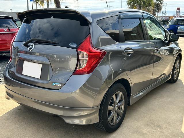 ノート X エアロスタイル V+セーフティ 純正ナビ 禁煙車 フルセグTV バックカメラ ETC ドラレコ前後 フルエアロ 衝突軽減装置 LED Bluetooth 純正アルミホイール USB接続(5枚目)