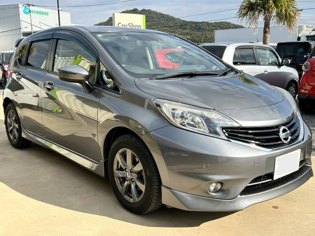 ノート X エアロスタイル V+セーフティ 純正ナビ 禁煙車 フルセグTV バックカメラ ETC ドラレコ前後 フルエアロ 衝突軽減装置 LED Bluetooth 純正アルミホイール USB接続(12枚目)