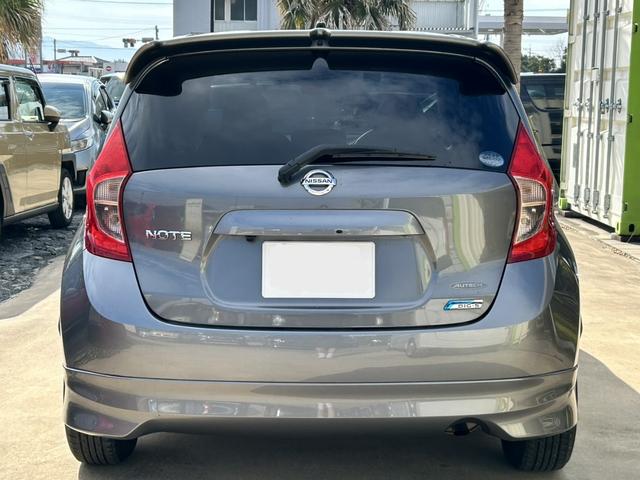 ノート X エアロスタイル V+セーフティ 純正ナビ 禁煙車 フルセグTV バックカメラ ETC ドラレコ前後 フルエアロ 衝突軽減装置 LED Bluetooth 純正アルミホイール USB接続(14枚目)