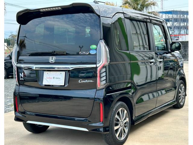 Ｎ－ＢＯＸカスタム Ｌ　純正ナビ　禁煙車　片側電動スライドドア　フルセグＴＶ　バックカメラ　衝突軽減装置　シートヒーター　Ｂｌｕｅｔｏｏｔｈ　障害物センサー　純正アルミホイール　ＬＥＤ（5枚目）