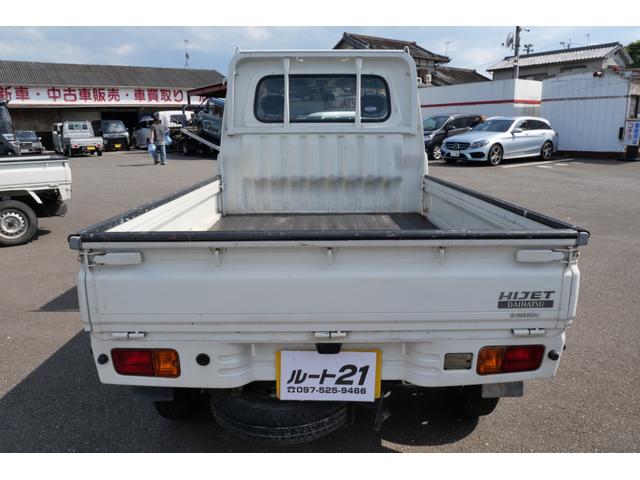 ハイゼットトラック エアコン・パワステ　スペシャル　エアコン　パワーステアリング　三方開　荷台ガード　荷台マット　ラジオ　記録簿（8枚目）
