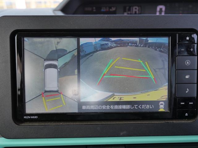 タント Ｘ　左側電動スライドドア　スマートキー　プッシュスタート　ナビ　フルセグ　全方位モニター　オートエアコン　パーキングセンサー　記録簿　ＥＴＣ（33枚目）