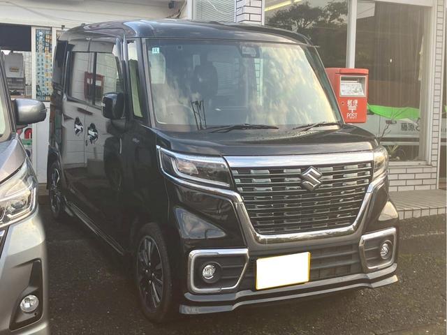 スペーシアカスタム ハイブリッドＸＳ　ＥＴＣ　ドライブレコーダー　バックカメラ　Ｂｌｕｅｔｏｏｔｈオーディオ　ＨＤＤナビ　キーレスエントリー盗難防止システム　安全衝突ボディ　衝突被害軽減システム　純正アルミ（2枚目）