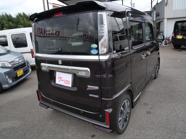 スペーシアカスタム ハイブリッドXS 8インチナビ フルセグ バックモニター スマートキー プッシュスタート 両側電動スライドドア シートヒーター 電動格納ミラー アイドリングストップ トラクションコントロール(6枚目)