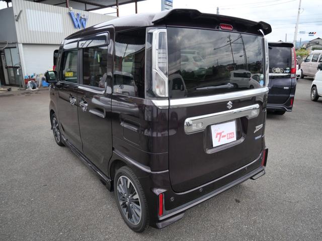 スペーシアカスタム ハイブリッドXS 8インチナビ フルセグ バックモニター スマートキー プッシュスタート 両側電動スライドドア シートヒーター 電動格納ミラー アイドリングストップ トラクションコントロール(8枚目)