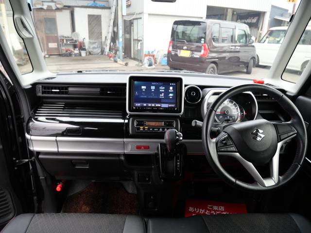 スペーシアカスタム ハイブリッドXS 8インチナビ フルセグ バックモニター スマートキー プッシュスタート 両側電動スライドドア シートヒーター 電動格納ミラー アイドリングストップ トラクションコントロール(9枚目)