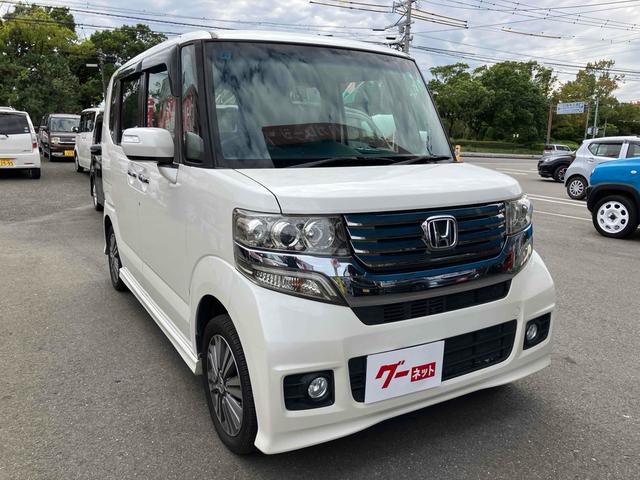 N-BOXカスタム G・Lパッケージ バックカメラ 両側スライド・片側電動 ナビ TV オートライト HID スマートキー アイドリングストップ ベンチシート CVT 盗難防止システム ABS ESC CD DVD再生 USB(14枚目)