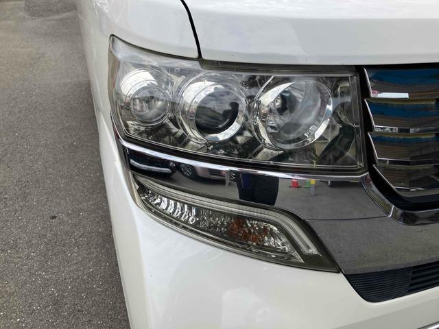 N-BOXカスタム G・Lパッケージ バックカメラ 両側スライド・片側電動 ナビ TV オートライト HID スマートキー アイドリングストップ ベンチシート CVT 盗難防止システム ABS ESC CD DVD再生 USB(23枚目)