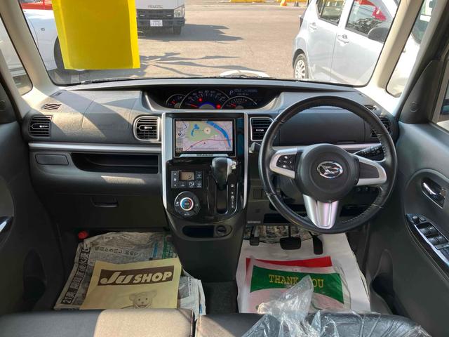 タント カスタムＲＳ　トップエディションＳＡＩＩ　ＥＴＣ　バックカメラ　電動スライドドア　ナビ　ＴＶ　衝突被害軽減システム　オートライト　ＬＥＤヘッドランプ　スマートキー　アイドリングストップ　電動格納ミラー　ベンチシート　後席モニター　ＣＶＴ（2枚目）