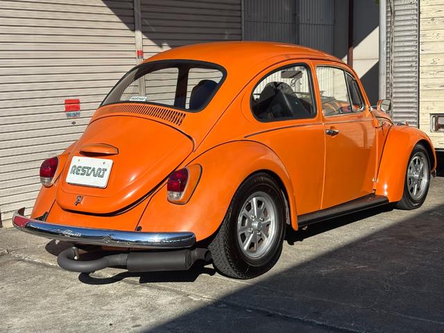 ビートル １２００　スタンダード　マニュアル４速車　１２００ＣＣ　クーペ　車検令和８年６月まで　修復歴なし　昭和４８年式　ブリリアントオレンジ（8枚目）