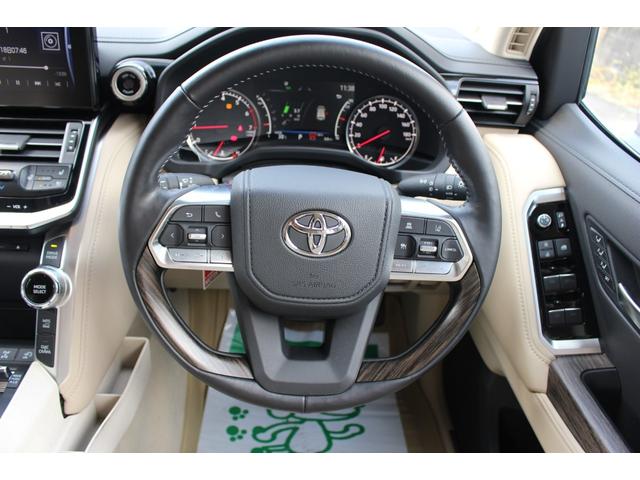 ランドクルーザー 4WD モデリスタエアロ リアスポイラー リアエンタ 寒冷地 サンルーフ クールボックス 電動デフロック セーフティセンス 前後ドラレコ 空気圧警報 ルーフレール グリル ホイールブラックアウト(37枚目)