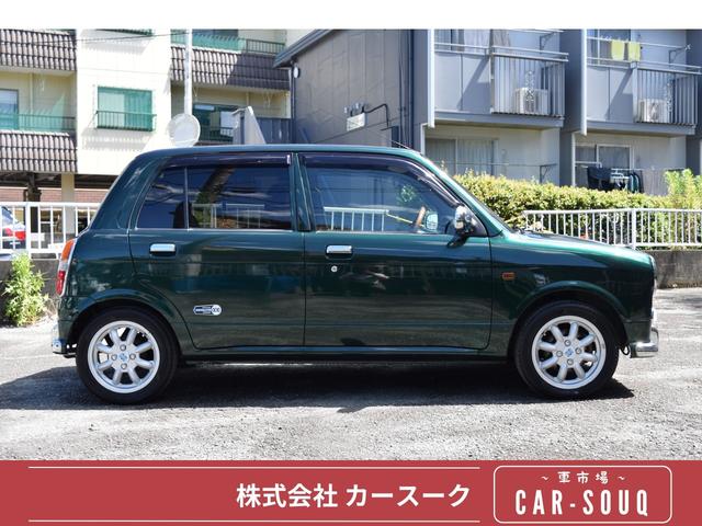 ミラジーノ ミニライトスペシャルターボ　５速ＭＴ・インタークーラーターボ・ターボタイマー付エンジンスターター・社外ブーストメーター・純正ミニライト１４インチＡＷ・ウッドコンビハンドル・シートカバー・リア修復有り（8枚目）