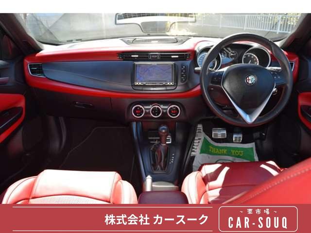 ジュリエッタ スポルティーバ ディーラー車・赤革パワーシート/シートヒーター・社外ナビ地デジ/BT接続可・ETC・パドルシフト・オートライト・デュアルオートAC・純正18インチAW・ディスチャージライト・フォグ(2枚目)