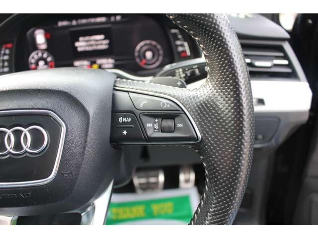 Q7 2.0TFSIクワトロ Sラインパッケージ 4WD 7人乗 リアモニター マトリクスヘッドライト 黒革Sラインパワーシート ガラススライディングルーフ パワーゲート 全周囲カメラ 全席シートヒーター ドラレコ ETC スマートキー2個 保証付(38枚目)