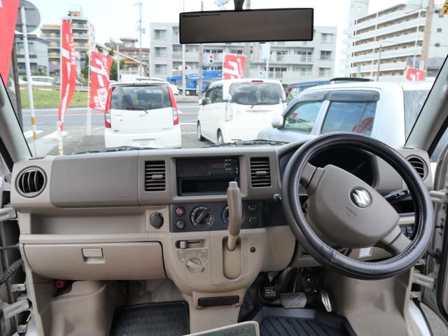 エブリイ PA セレクト4WD車 エアコン パワーステアリング ライトレベル調節 Wエアバッグ 記録簿(8枚目)