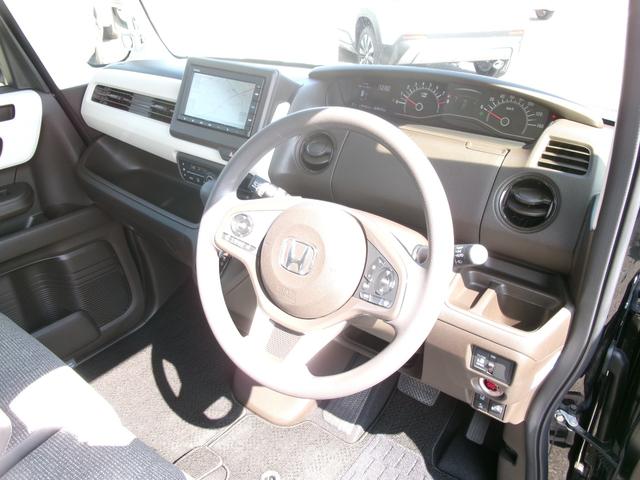 Ｎ－ＢＯＸ Ｌ　禁煙車　ワンオーナー　純正ナビ　左側電動ＰＳＤ　コーナーセンサー　シートヒーター　ＥＴＣ　ＢＴ　バックカメラ　ＡＣＣ　衝突軽減ブレーキ　車線逸脱警報装置　ＡＡＣ（6枚目）