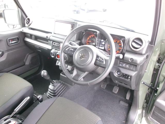 ジムニー ＸＣ　禁煙車　ワンオーナー　純正ナビ　フルセグ　ＢＴ　クルコン　ＥＴＣ　シートヒーター　ＬＥＤヘッドライト　フォグランプ　オートライト　ヘッドライトウォッシャー　車線逸脱警報装置　衝突軽減ブレーキ（5枚目）