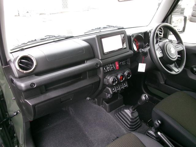 ジムニー ＸＣ　禁煙車　ワンオーナー　純正ナビ　フルセグ　ＢＴ　クルコン　ＥＴＣ　シートヒーター　ＬＥＤヘッドライト　フォグランプ　オートライト　ヘッドライトウォッシャー　車線逸脱警報装置　衝突軽減ブレーキ（6枚目）