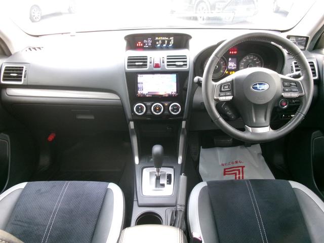 フォレスター ２．０ｉ－Ｌ　アイサイト　プラウドエディション　１オナ　禁煙車　社外ナビ　フルセグ　ＢＴ　ＢＣ　ドラレコ　ＥＴＣ　車線逸脱警報　衝突被害軽減　ハーフレザー　ＡＣＣ　ＡＡＣ　純正ＡＷ（4枚目）