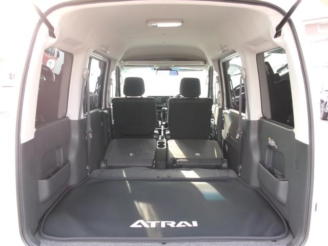 アトレーワゴン カスタムターボＲＳリミテッド　ＳＡＩＩＩ　禁煙車　ワンオーナー　社外オーディオ　ＬＥＤヘッドライト　フォグランプ　オートライト　オートハイビーム　クリアランスソナー　ＡＡＣ　ＥＴＣ　デジタルインナーミラー　１４インチ社外アルミ　リフトアップ（33枚目）