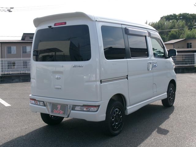 アトレーワゴン カスタムターボＲＳリミテッド　ＳＡＩＩＩ　禁煙車　ワンオーナー　社外オーディオ　ＬＥＤヘッドライト　フォグランプ　オートライト　オートハイビーム　クリアランスソナー　ＡＡＣ　ＥＴＣ　デジタルインナーミラー　１４インチ社外アルミ　リフトアップ（45枚目）
