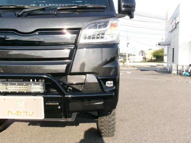 ハイゼットトラック ジャンボSAIIIt ディスプレイオーディオ フルセグ BT ETC AC 14インチ社外アルミ リフトアップ ハードカーゴ製(ワークキャリア ガード ワークライト カラープロテクター ルーフラック)(40枚目)