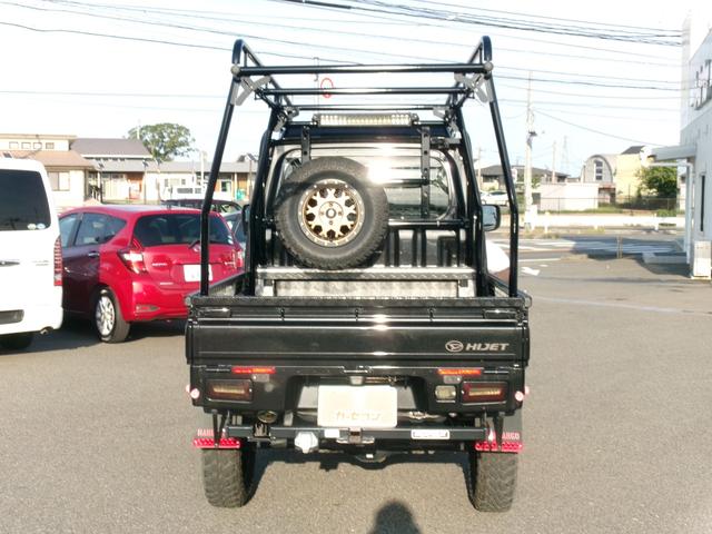 ハイゼットトラック ジャンボSAIIIt ディスプレイオーディオ フルセグ BT ETC AC 14インチ社外アルミ リフトアップ ハードカーゴ製(ワークキャリア ガード ワークライト カラープロテクター ルーフラック)(45枚目)