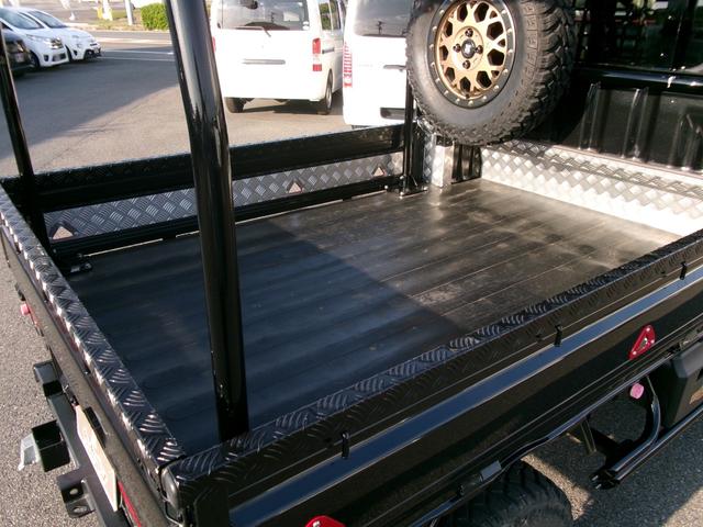 ハイゼットトラック ジャンボSAIIIt ディスプレイオーディオ フルセグ BT ETC AC 14インチ社外アルミ リフトアップ ハードカーゴ製(ワークキャリア ガード ワークライト カラープロテクター ルーフラック)(47枚目)