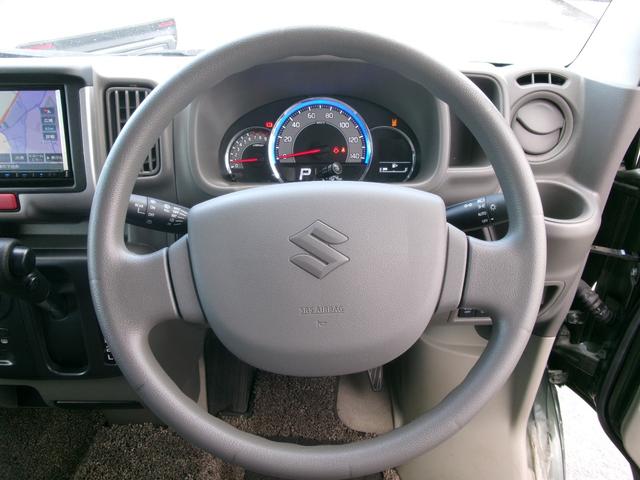 エブリイ ジョインターボ　社外ナビ　ＢＴ　フルセグ　Ｂカメラ　オートライト　ＡＣ　ＥＴＣ　クリアランスソナー　電格ミラー　衝突軽減ブレーキ　横滑り防止　車線逸脱防止装置　バンパーガード　リフトアップ　１４インチ社外アルミ（7枚目）