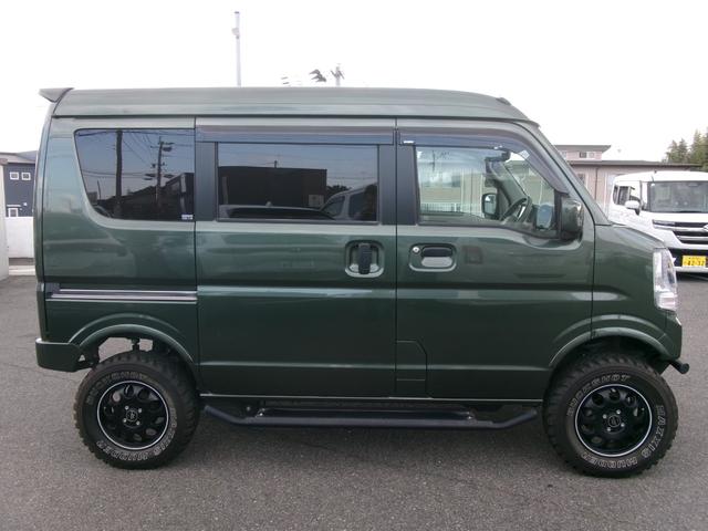 エブリイ ジョインターボ　社外ナビ　ＢＴ　フルセグ　Ｂカメラ　オートライト　ＡＣ　ＥＴＣ　クリアランスソナー　電格ミラー　衝突軽減ブレーキ　横滑り防止　車線逸脱防止装置　バンパーガード　リフトアップ　１４インチ社外アルミ（36枚目）