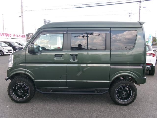 エブリイ ジョインターボ　社外ナビ　ＢＴ　フルセグ　Ｂカメラ　オートライト　ＡＣ　ＥＴＣ　クリアランスソナー　電格ミラー　衝突軽減ブレーキ　横滑り防止　車線逸脱防止装置　バンパーガード　リフトアップ　１４インチ社外アルミ（37枚目）