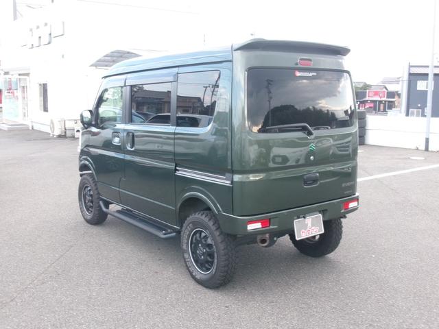 エブリイ ジョインターボ　社外ナビ　ＢＴ　フルセグ　Ｂカメラ　オートライト　ＡＣ　ＥＴＣ　クリアランスソナー　電格ミラー　衝突軽減ブレーキ　横滑り防止　車線逸脱防止装置　バンパーガード　リフトアップ　１４インチ社外アルミ（38枚目）