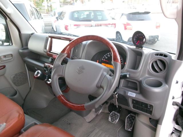 エブリイ ジョイン 禁煙車 5MT AC ドラレコ ETC 社外ナビ バックカメラ BT CD DVD リフトアップ 社外14インチホイール 社外サイドステップ(5枚目)