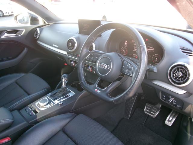 Ａ３セダン ２．０ＴＦＳＩクワトロ　スポーツ　Ｓラインパッケージ　禁煙車　純正ナビ　ＢＣ　ＢＴ　Ｐセンサー　フルセグ　パドルシフト　オートライト　ＬＥＤ　ＦＲフォグ　ドラレコ　ＥＴＣ　スマートキー　スペアキー　電動シート　シートヒーター　ＡＡＣ　ＡＢＨ　純正１８ＡＷ（5枚目）