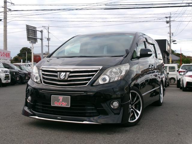 アルファード ２４０Ｓ　タイプゴールド　１オナ　禁煙車　社外メモリナビ　ＢＣ　ＢＴ　フルセグ　後席モニター　オートライト　ＨＩＤ　Ｆフォグ　ＡＡＣ　ＥＴＣ　スマートキー　　両側電動スライド　ローダウン　モデリスタエアロ　社外１９ＡＷ（48枚目）