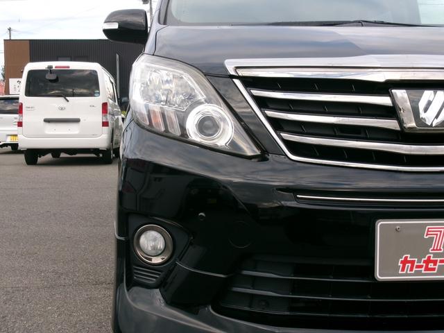 アルファード ２４０Ｓ　タイプゴールド　１オナ　禁煙車　社外メモリナビ　ＢＣ　ＢＴ　フルセグ　後席モニター　オートライト　ＨＩＤ　Ｆフォグ　ＡＡＣ　ＥＴＣ　スマートキー　　両側電動スライド　ローダウン　モデリスタエアロ　社外１９ＡＷ（50枚目）