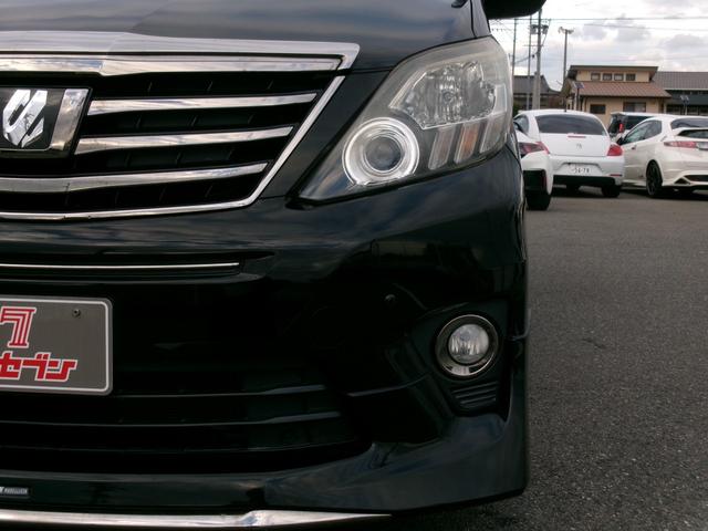 アルファード ２４０Ｓ　タイプゴールド　１オナ　禁煙車　社外メモリナビ　ＢＣ　ＢＴ　フルセグ　後席モニター　オートライト　ＨＩＤ　Ｆフォグ　ＡＡＣ　ＥＴＣ　スマートキー　　両側電動スライド　ローダウン　モデリスタエアロ　社外１９ＡＷ（51枚目）