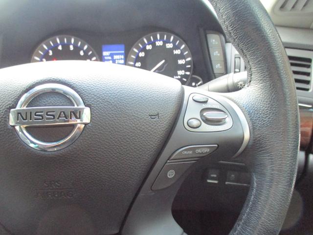 フーガハイブリッド ベースグレード　ワンオーナー　禁煙車　純正ＨＤＤナビ　フルセグ　バックカメラ　サイドカメラ　アダプティブクルーズコントロール　衝突軽減ブレーキ　ＨＩＤ　パワーシート　シートポジション　フォグランプ　純正ＡＷ１８インチ（23枚目）