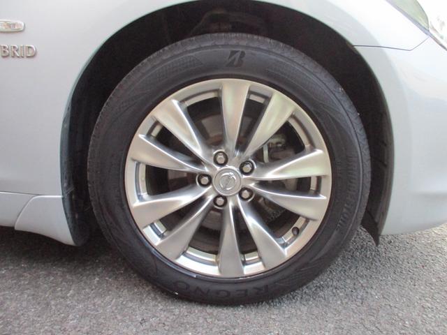 フーガハイブリッド ベースグレード　ワンオーナー　禁煙車　純正ＨＤＤナビ　フルセグ　バックカメラ　サイドカメラ　アダプティブクルーズコントロール　衝突軽減ブレーキ　ＨＩＤ　パワーシート　シートポジション　フォグランプ　純正ＡＷ１８インチ（47枚目）