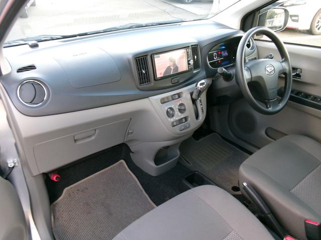 ミライース Ｘｆ　ＳＡ　禁煙車　純正メモリナビ　フルセグ　ＢＴ　ドラレコ前後　衝突被害軽減　ＡＣ　キーレス　電格ミラー　社外１４インチＡＷ（7枚目）