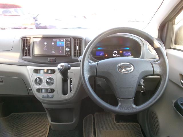 ミライース Ｘｆ　ＳＡ　禁煙車　純正メモリナビ　フルセグ　ＢＴ　ドラレコ前後　衝突被害軽減　ＡＣ　キーレス　電格ミラー　社外１４インチＡＷ（8枚目）