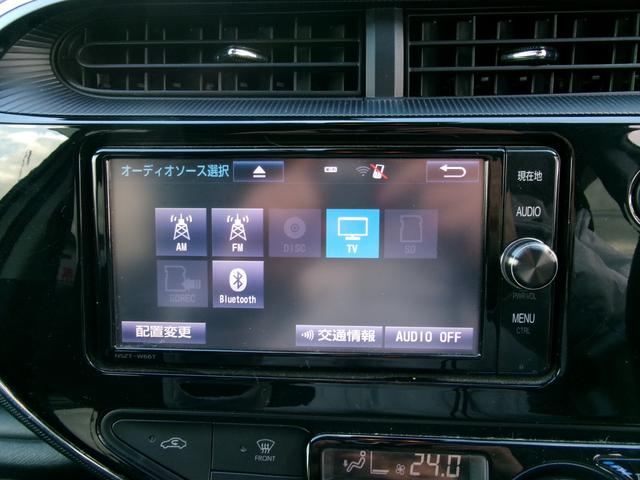 アクア Ｇ　ワンオーナー　禁煙車　純正ナビ　ＢＴ　ＣＤ　ＤＶＤ　フルセグ　クルーズコントロール　オートライト　ドラレコ　Ｂカメラ　車線逸脱警報　衝突軽減ブレーキ　１５インチアルミ（20枚目）