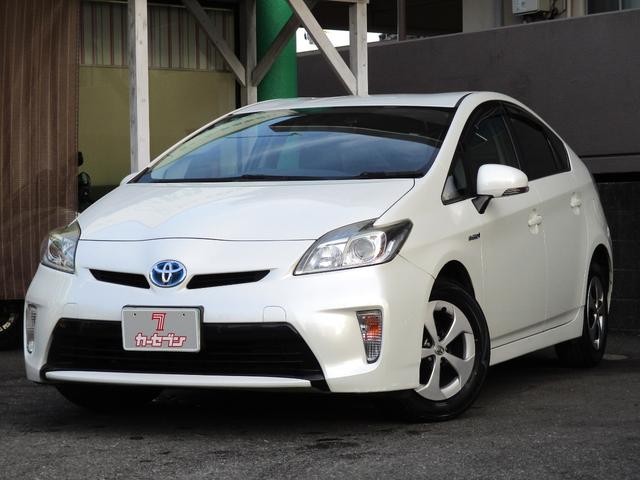 プリウス Ｓ　禁煙車　社外ナビ　フルセグ　Ｂｌｕｅｔｏｏｔｈ　バックカメラ　ＥＴＣ　ドライブレコーダー　電動格納ミラー　スマートキー　スペアキー　ステアリングリモコン　純正アルミホイール　ＨＩＤ（38枚目）