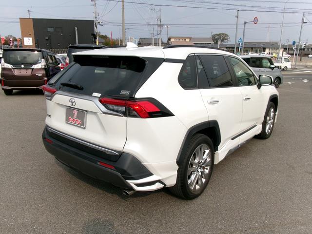 RAV4 G Zパッケージ 禁煙車 ワンオーナー 純正ナビ モデリスタフルエアロ 全方位カメラ クリアランスソナー アダプティブクルーズコントロール 電動リアゲート シートヒーター ステアリングヒーター ドラレコ前後 ETC(56枚目)