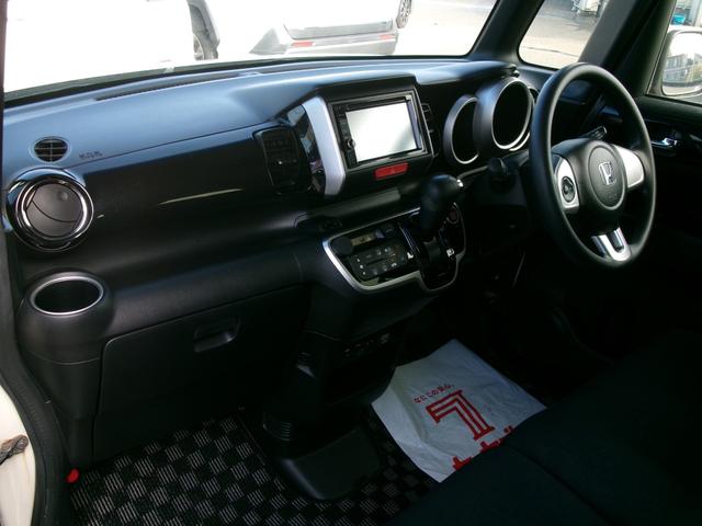 Ｎ－ＢＯＸカスタム Ｇ・Ｌパッケージ　ワンオーナー　禁煙車　社外ディスプレイオーディオ　バックカメラ　オートエアコン　スマートキー　スペアキー　オートライト　ＨＩＤ　Ｆフォグ　ＥＴＣ　両側スライド片側電動ドア　純正１４インチアルミホイール（7枚目）