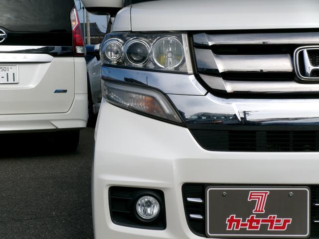 Ｎ－ＢＯＸカスタム Ｇ・Ｌパッケージ　ワンオーナー　禁煙車　社外ディスプレイオーディオ　バックカメラ　オートエアコン　スマートキー　スペアキー　オートライト　ＨＩＤ　Ｆフォグ　ＥＴＣ　両側スライド片側電動ドア　純正１４インチアルミホイール（43枚目）