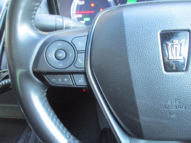 クラウンハイブリッド ＲＳアドバンス　禁煙車　純正ナビ　フルセグ　バックカメラ　プリクラッシュセーフティ　クリアランスソナー　ブラインドスポットモニター　純正ＡＷ　ＤＶＤ　ＥＴＣ　Ｂｌｕｅｔｏｏｔｈ　カードキー（30枚目）